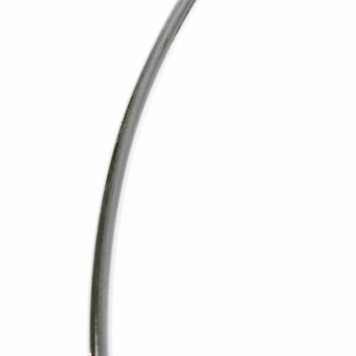 Floristik24 Bague déco argent Ø30cm 4pcs