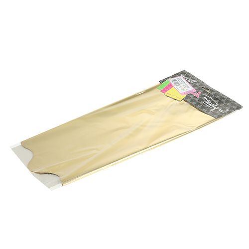Floristik24 Papier de fleuriste rosace doré brillant mat Ø 50 cm 50 p.