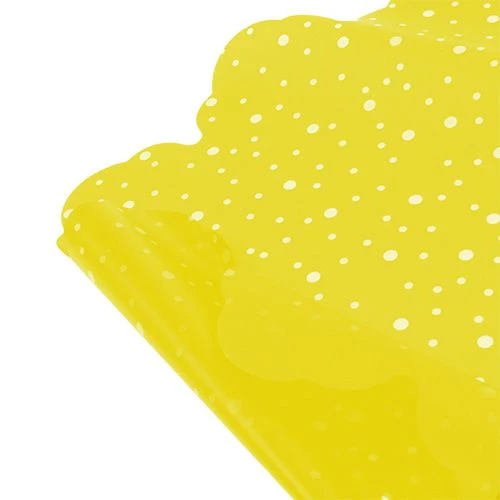 Manchettes Rondella Ø38cm jaune 50pcs acheter | Floristik24.be
