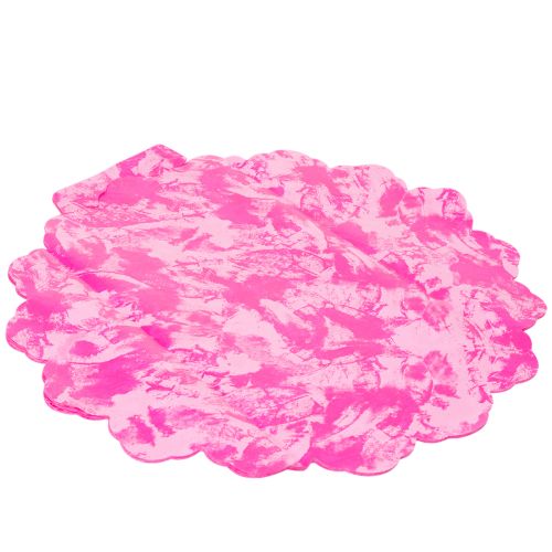 Collier de fleurs Rondella rose pour bouquets, 48 cm