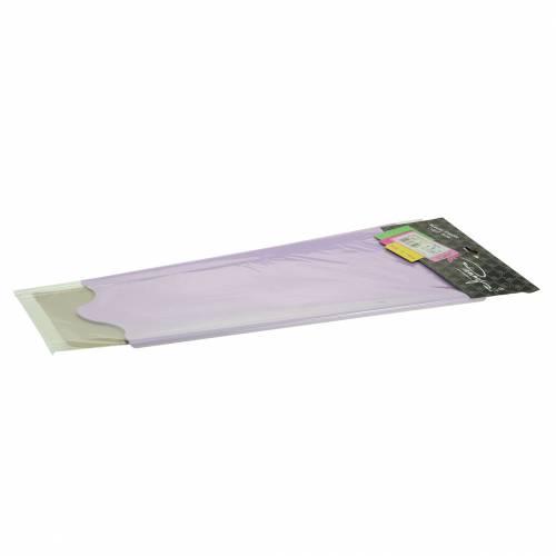 Floristik24 Manchette Rondella rayé violet Ø60cm 50pcs