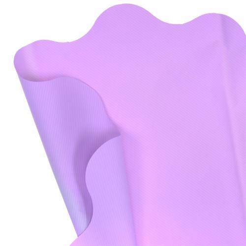 Floristik24 Manchette Rondella rayé violet Ø60cm 50pcs