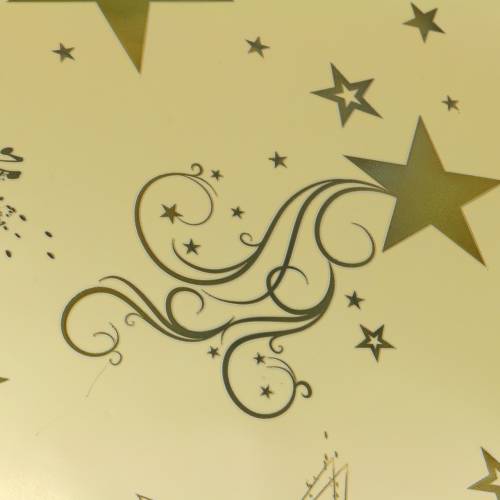 Floristik24 Manchette Rondella Motif de Noël or Ø60cm 50p