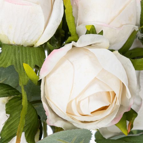 Article Bouquet de roses artificielles pour une décoration de table élégante, 31 cm, 3 pièces