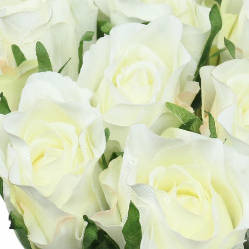 Article Rose blanche 42cm 12pcs