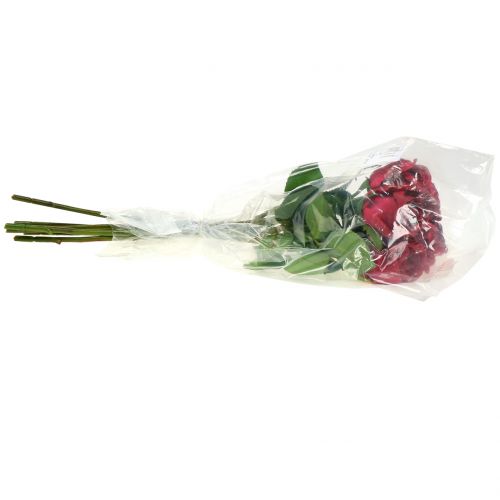 Floristik24 Rose Rouge 44cm 6pcs