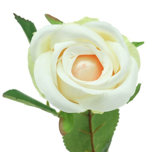 Floristik24 Rose crème artificielle 44cm 6pcs
