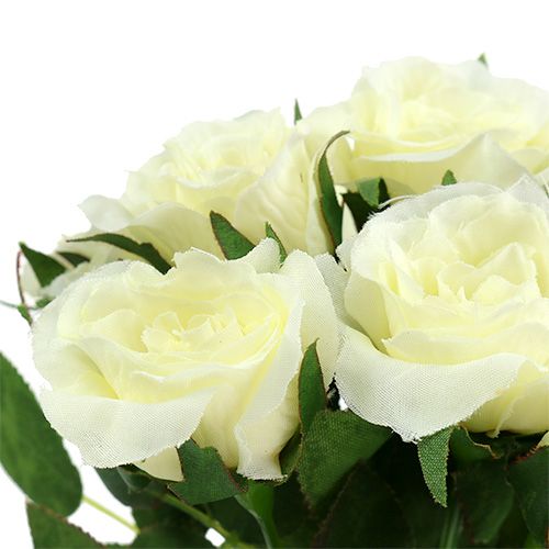 Article Bouquets de roses blanches L26cm 3pcs