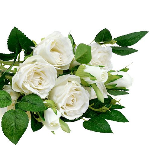 Article Bouquet de roses blanches L46cm