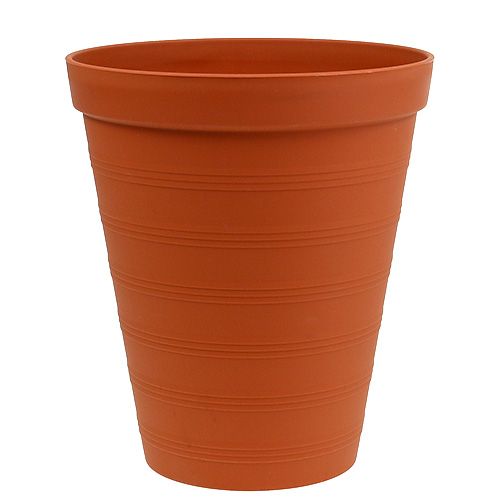 Article Pot à roses plastique 19cm terre cuite 1 pièce