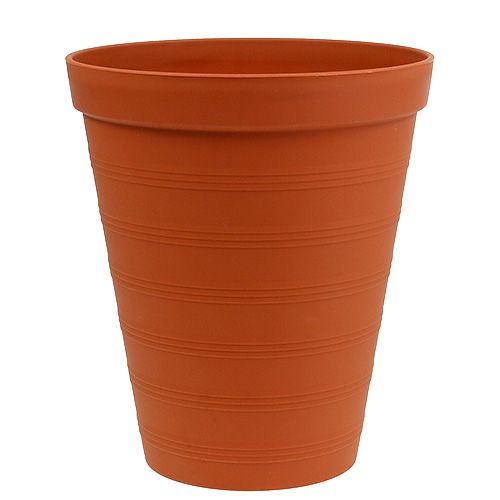 Article Pot de roses plastique 19cm terre cuite, 1pc