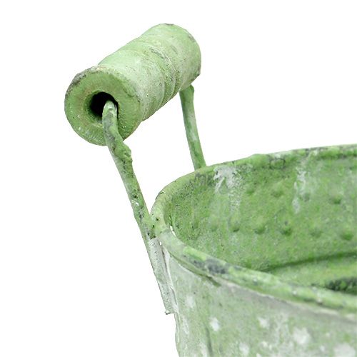 Pot à roses avec anses Ø14.5cm H19cm vert | Floristik24.be