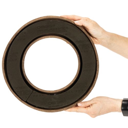 Article Anneau rond en mousse florale OASIS® Renewal® Biolit® 31 cm (lot de 2)