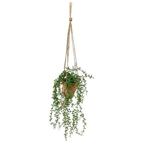 Plantes succulentes artificielles suspendues en pot 34 cm