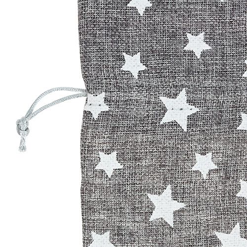 Article Sac d&#39;Étoiles Ø23cm H35cm Gris