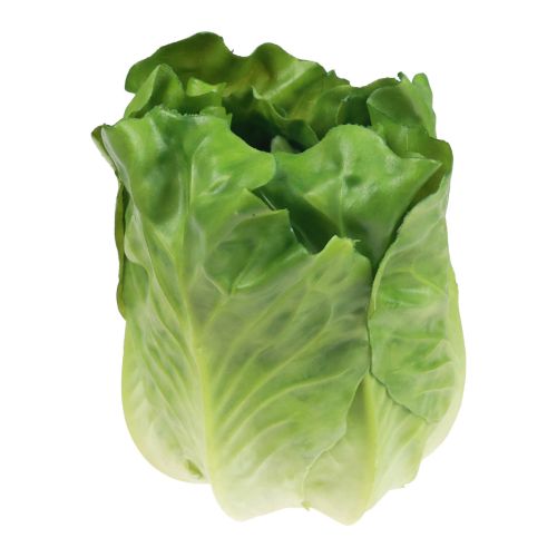 Floristik24 Tête de laitue verte salade décorative aliment factice 14cm