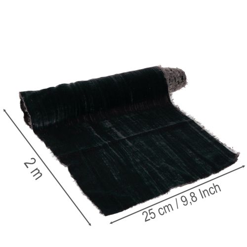 Ruban décoratif en velours pour chemin de table, rouleau de 25 cm x 2 m | Floristik24.be