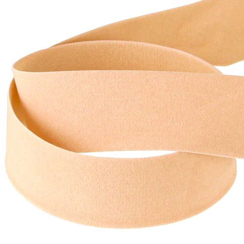 Article Ruban de velours ruban saumon ruban décoratif 25mm 7m
