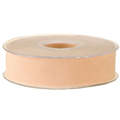 Article Ruban de velours ruban saumon ruban décoratif 25mm 7m