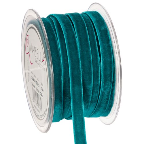 Ruban de velours en rouleau, ruban décoratif pour emballage cadeau, 10 mm, 20 m