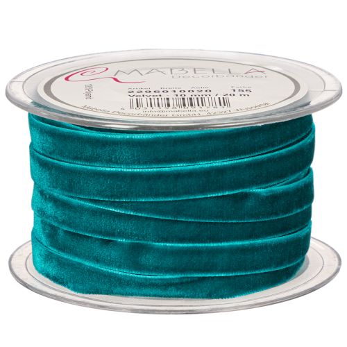 Ruban de velours en rouleau, ruban décoratif pour emballage cadeau, 10 mm, 20 m | Floristik24.be