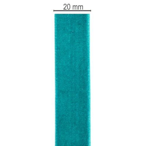 Ruban décoratif en velours, 20 mm de large, 10 m de long | Floristik24.be