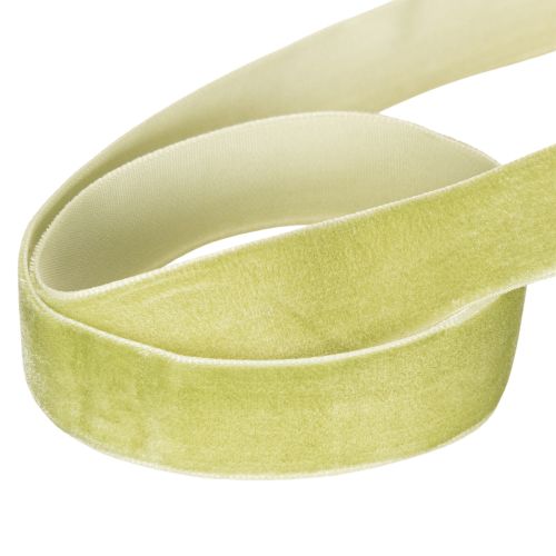 Ruban décoratif en velours en rouleau pour emballage cadeau, 20 mm de large, 10 m de long | Floristik24.be