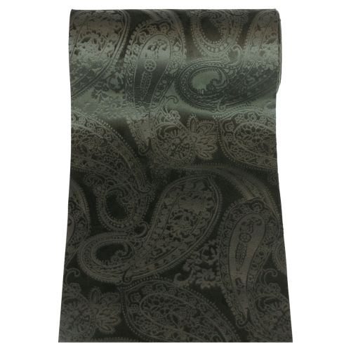 Article Chemin de table en ruban de velours ruban de table vert Paisley 150mm 3m