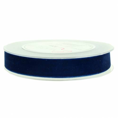Article Ruban velours bleu 20mm 10m