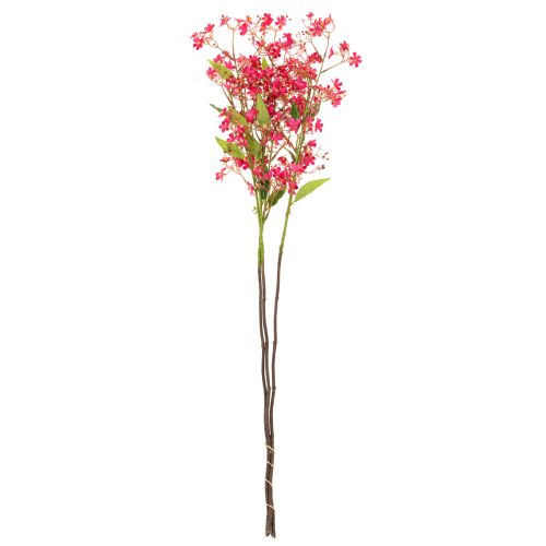 Branche artificielle fleurie d'orchidée Oncidium, décoration 112 cm, lot de 3 | Floristik24.be