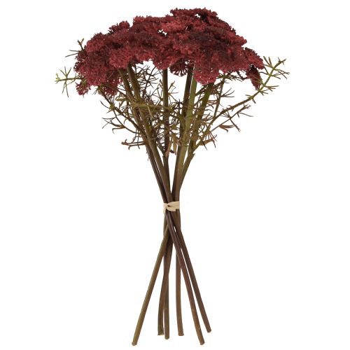 Article Achillée millefeuille fleurs artificielles rouge Achillea artificiel H30cm 6 pcs