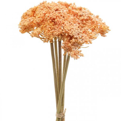 Achillée artificielle fleurs artificielles orange 50cm 5pcs en bouquet