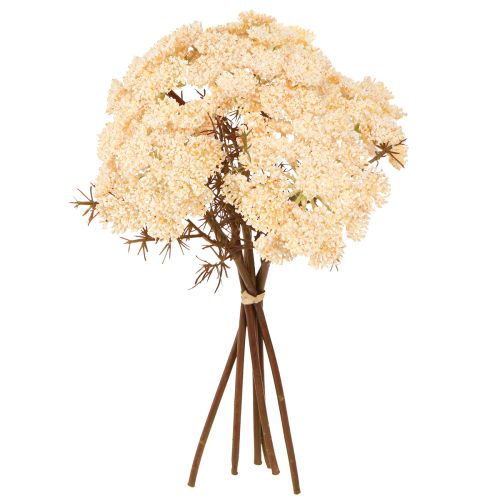 Achillée millefeuille artificielle crème Achillea fleurs artificielles 30cm 6 pcs