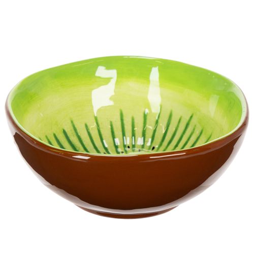 Floristik24 Bol de service en céramique, motif Kiwi. Idéal pour une table élégante ou un buffet. 15 cm