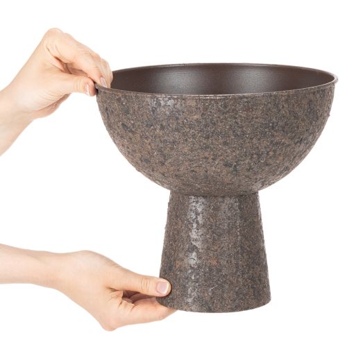 Pot de fleurs rond sur support, pot de fleurs moderne, 25 cm | Floristik24.be