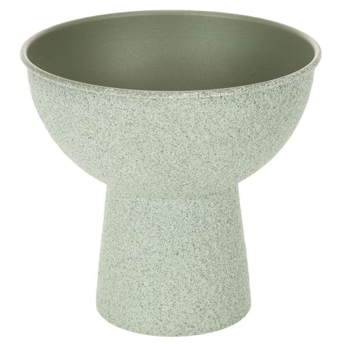 Pot de fleurs rond moderne sur un socle haut, 18 cm