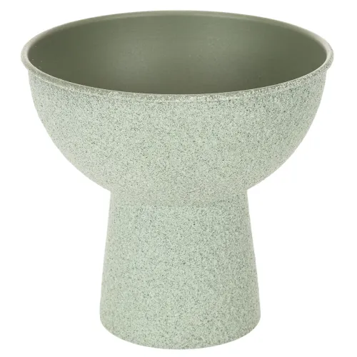 Pot de fleurs rond moderne sur un socle haut, 18 cm