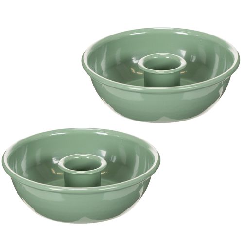 Porte-bougies coniques adaptés aux compositions florales et à la décoration, 10 cm, lot de 2