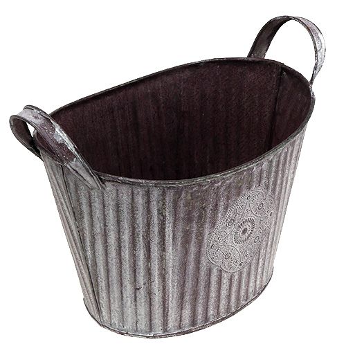 Floristik24 Bol ovale 22cm x 16cm H15cm violet