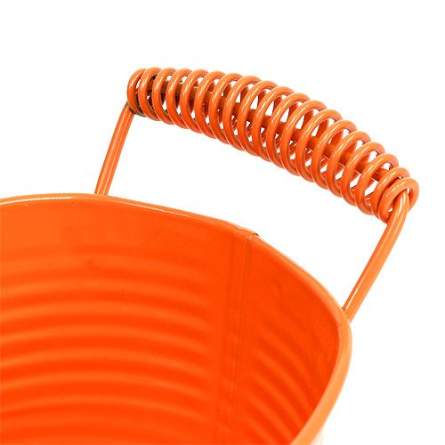 Floristik24 Bol ovale orange 20cm x 12cm H9cm