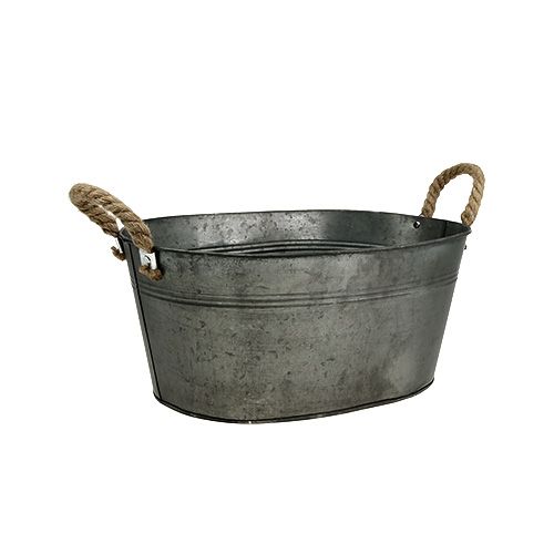 Floristik24 Bol antique ovale 28 x 17cm H12cm 2pcs