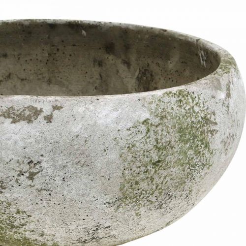 Floristik24 Coupe à fleurs patine antique aspect vintage béton Ø26,5cm H12cm