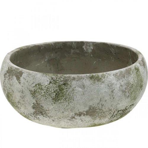 Floristik24 Cache-pot à fleurs aspect antique patiné Ø32cm H14cm