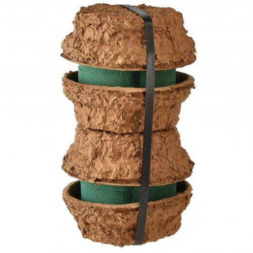 Article Bol composition florale mousse florale humide H6cm Ø14cm 4 pcs