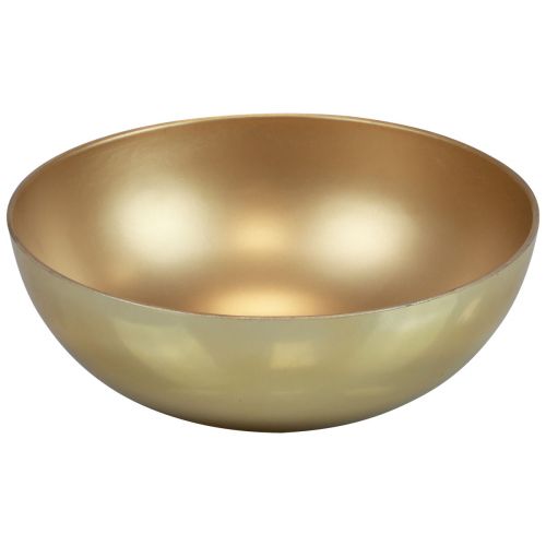 Article Bol décoratif bol doré plastique mat brillant Ø20cm H7cm