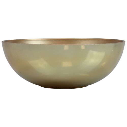 Article Bol décoratif bol doré plastique mat brillant Ø20cm H7cm