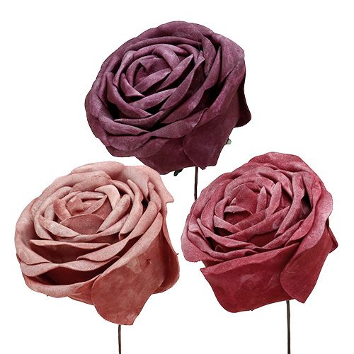 Mousse rose mix Ø10cm 6pcs