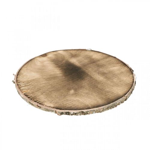 Disque décoratif en bois flammé Contreplaqué de décoration en bois rustique Ø20cm