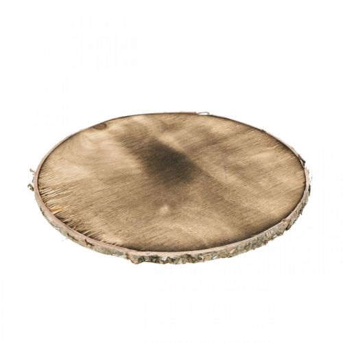 Floristik24 Disque décoratif en bois flammé Contreplaqué de décoration en bois rustique Ø20cm