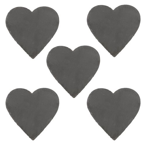 Article Décoration en ardoise en forme de cœur pour une décoration de table élégante et des idées créatives